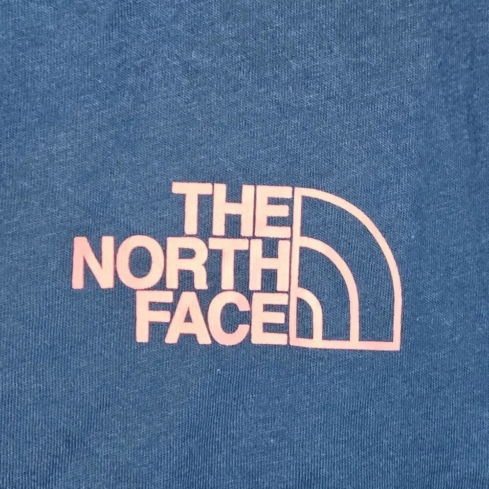 THE NORTH FACE T-Shirt Cotton BlueGreen Women Size Small NEW NWT - Picture 7 of 7